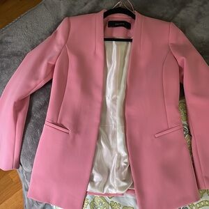Zara pink blazer